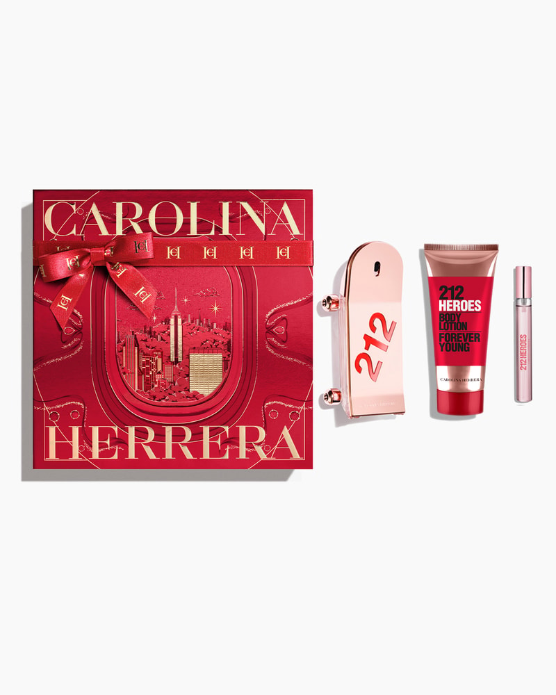 212 Heroes for Her 80ml Eau de Parfum, 100ml Body Lotion and 10ml Megaspritzer