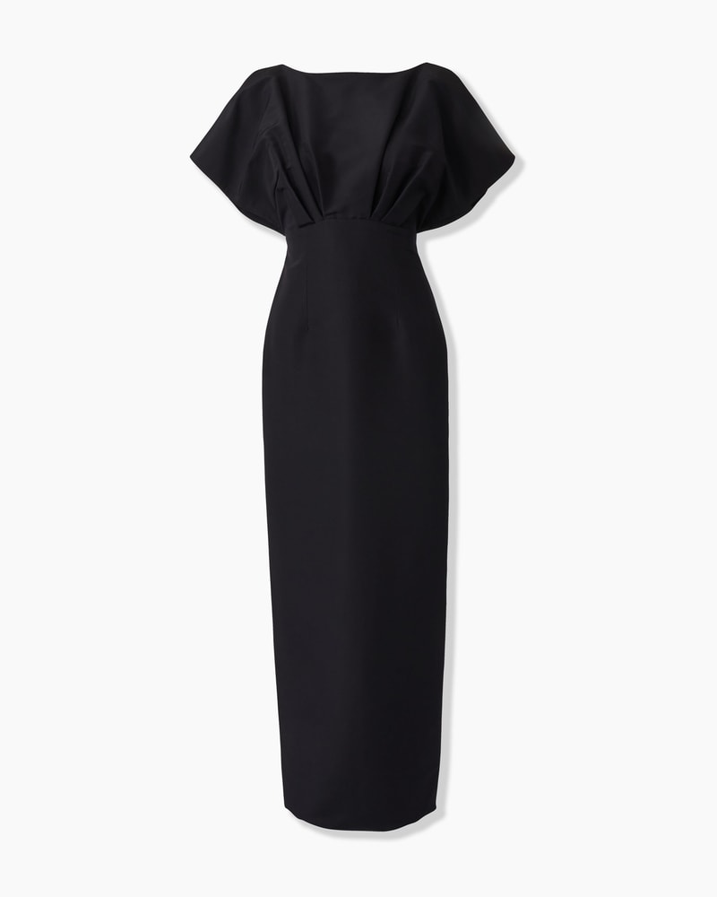 Fan Bodice Gown