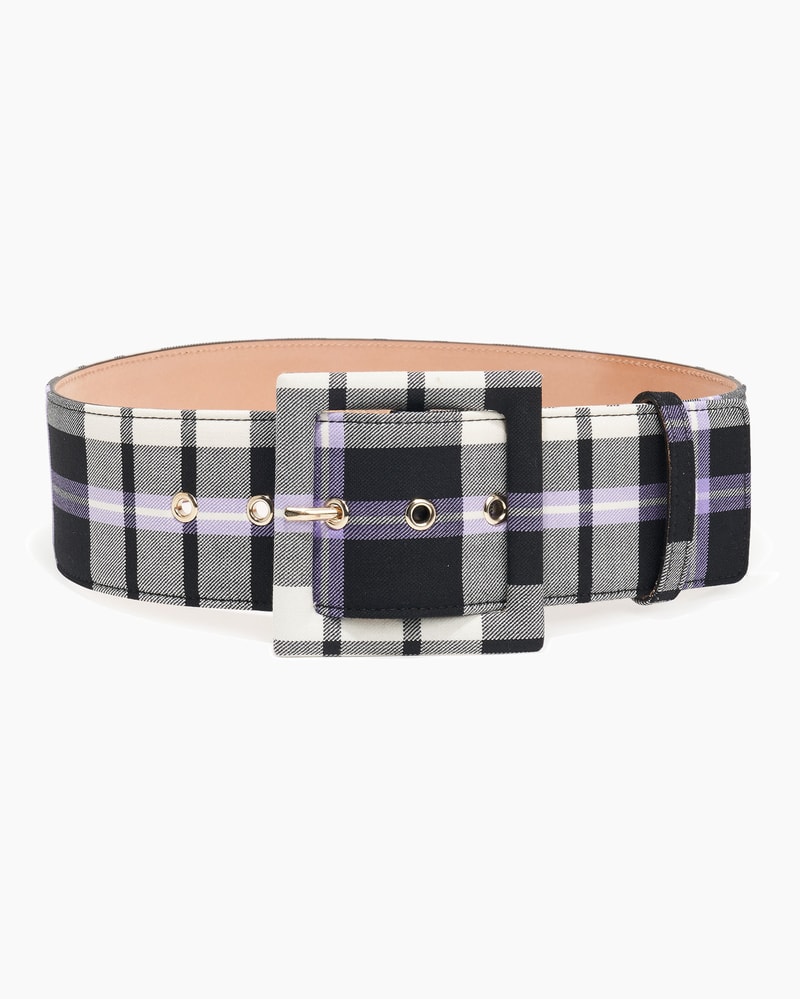 Plaid Icon Belt
