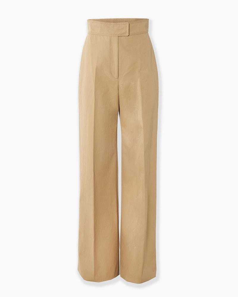 Gabardine Wide-Leg Diane Pants