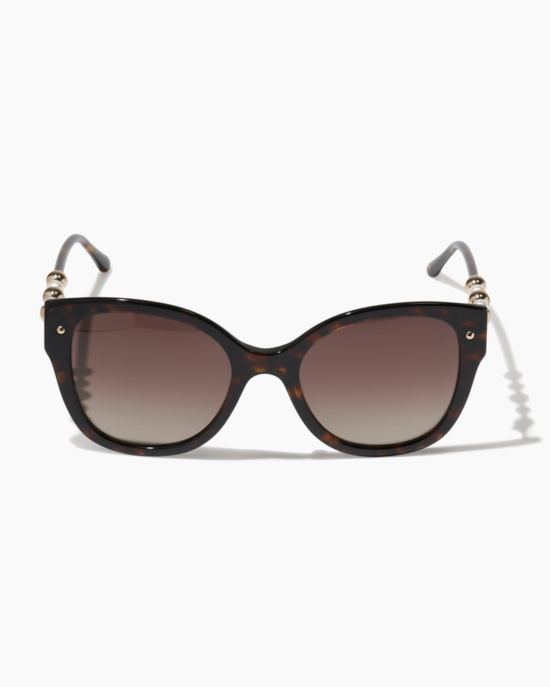 Cat Eye Sunglasses with Beaded Detail