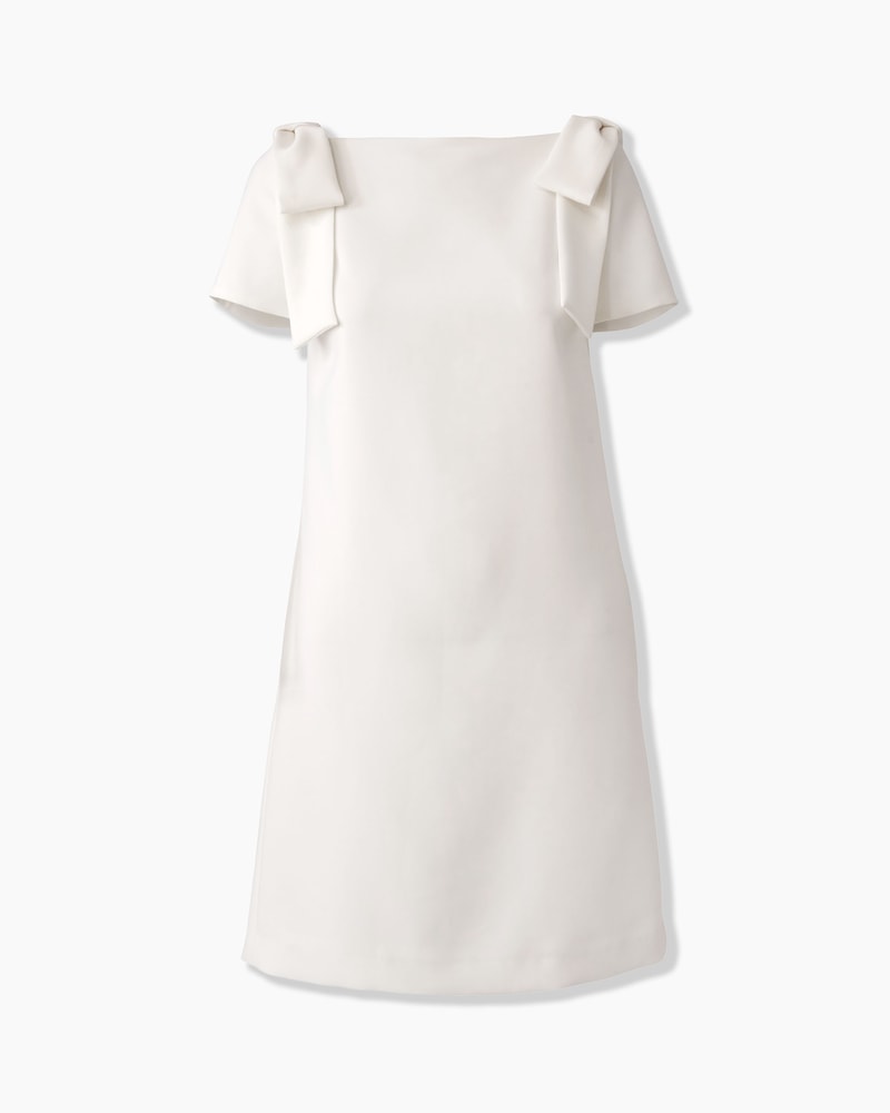 Shift Dress With Bows
