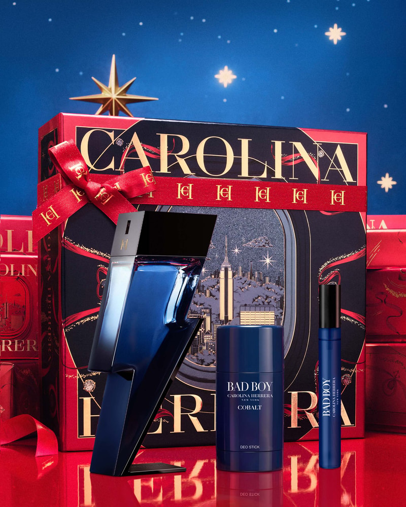 Bad Boy Cobalt 3.4 oz Eau de Parfum, 2.5 oz Deo Stick and 0.3 oz Megaspritzer