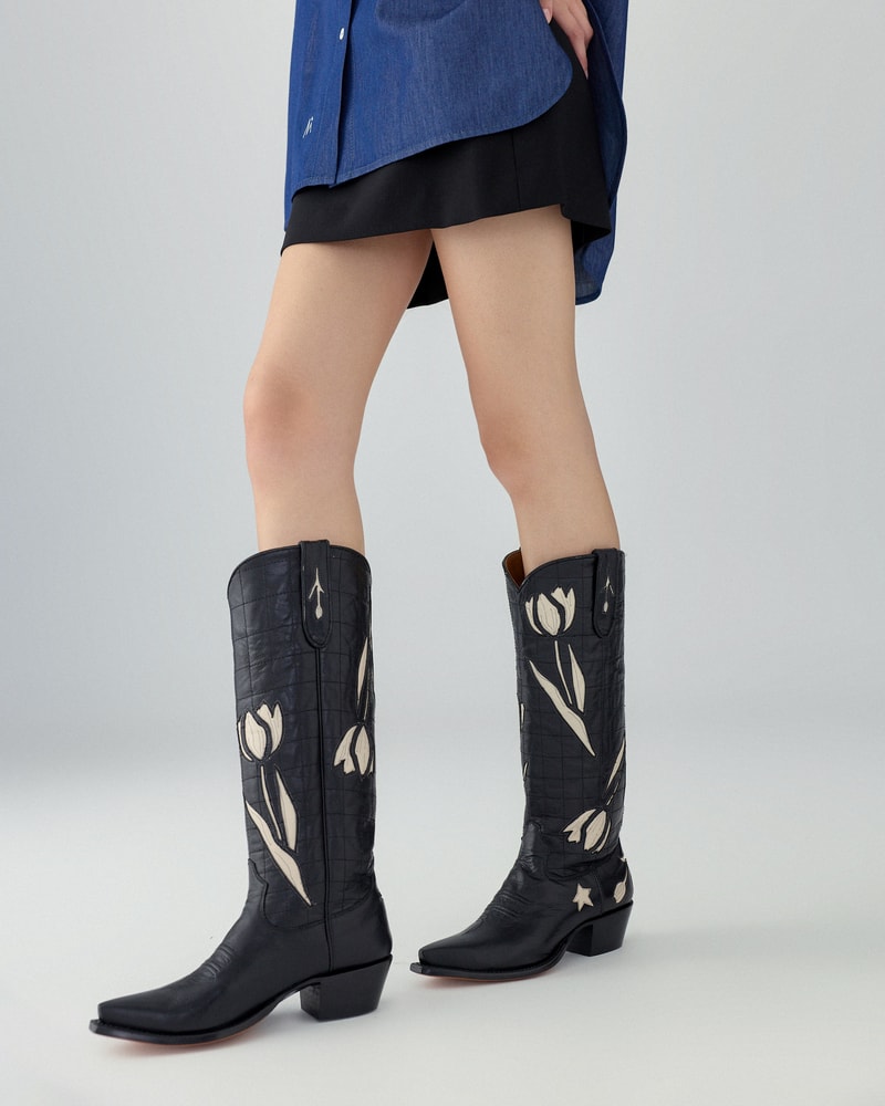 Carolina Herrera x Miron Crosby Whitney Cowboy Boots