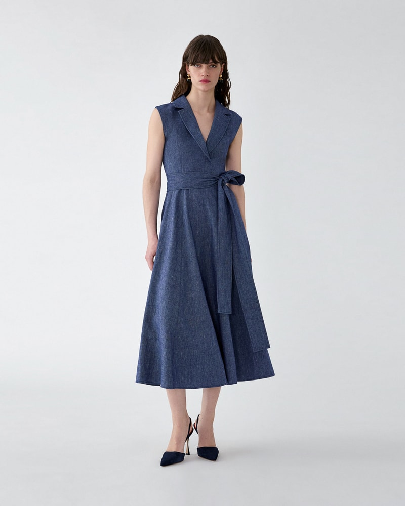 Flannel Trench Dress