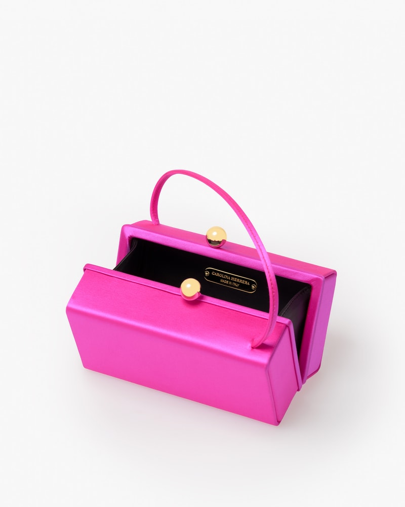 Mimi Satin Top Handle Bag