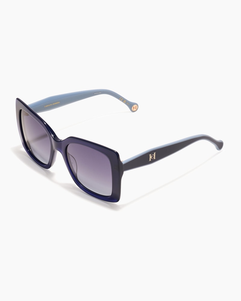 Oversized Sunglasses With Contrast Temples