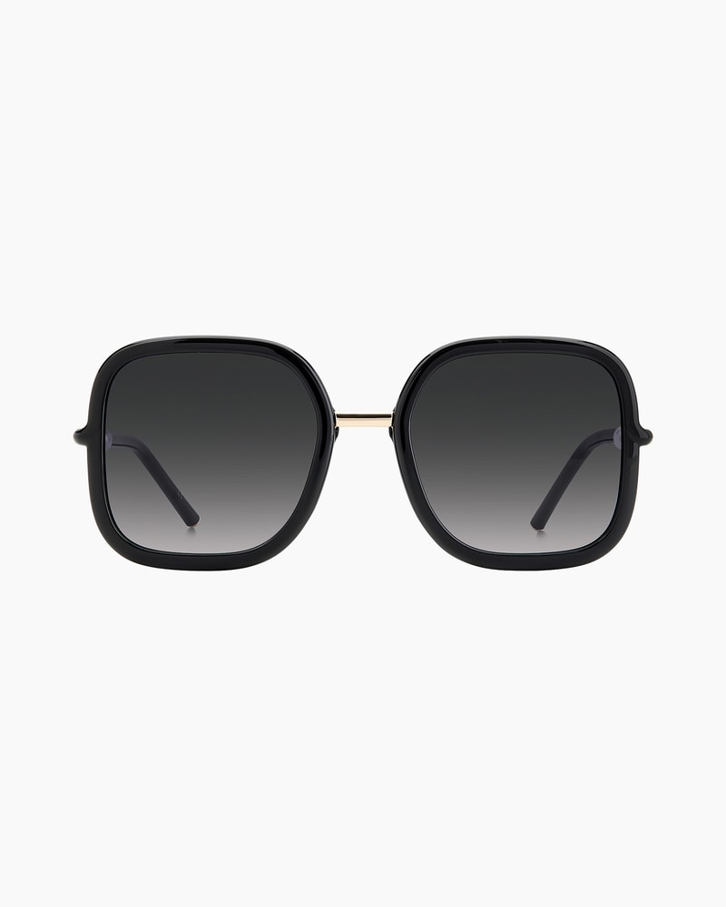 Oversized Square Sunglasses With Pearl Detail
