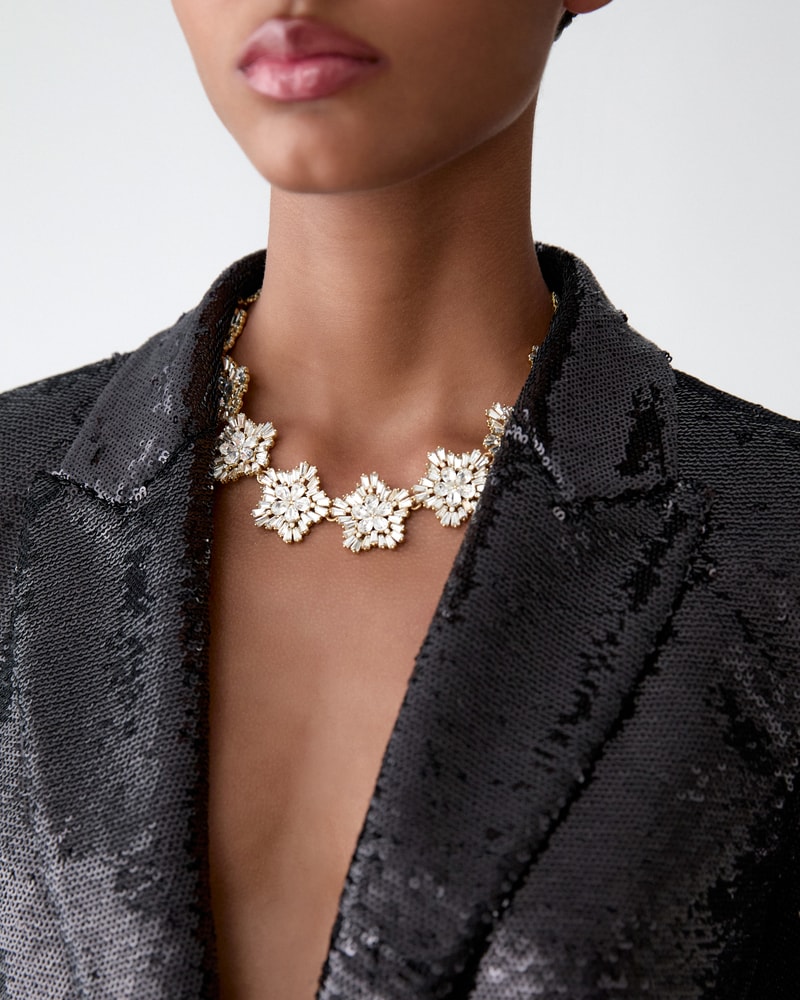 Crystal Snowflake Necklace