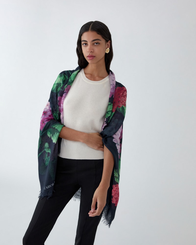 Hydrangea Scarf