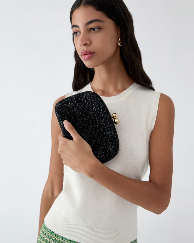 Vega Crystal Clutch