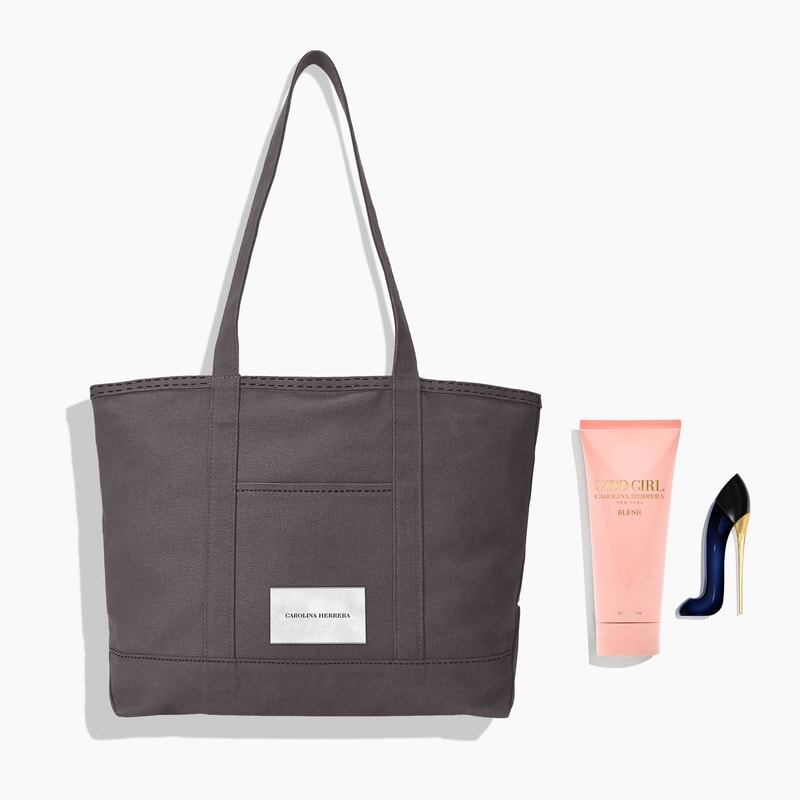 pouch, bodylotion and miniature