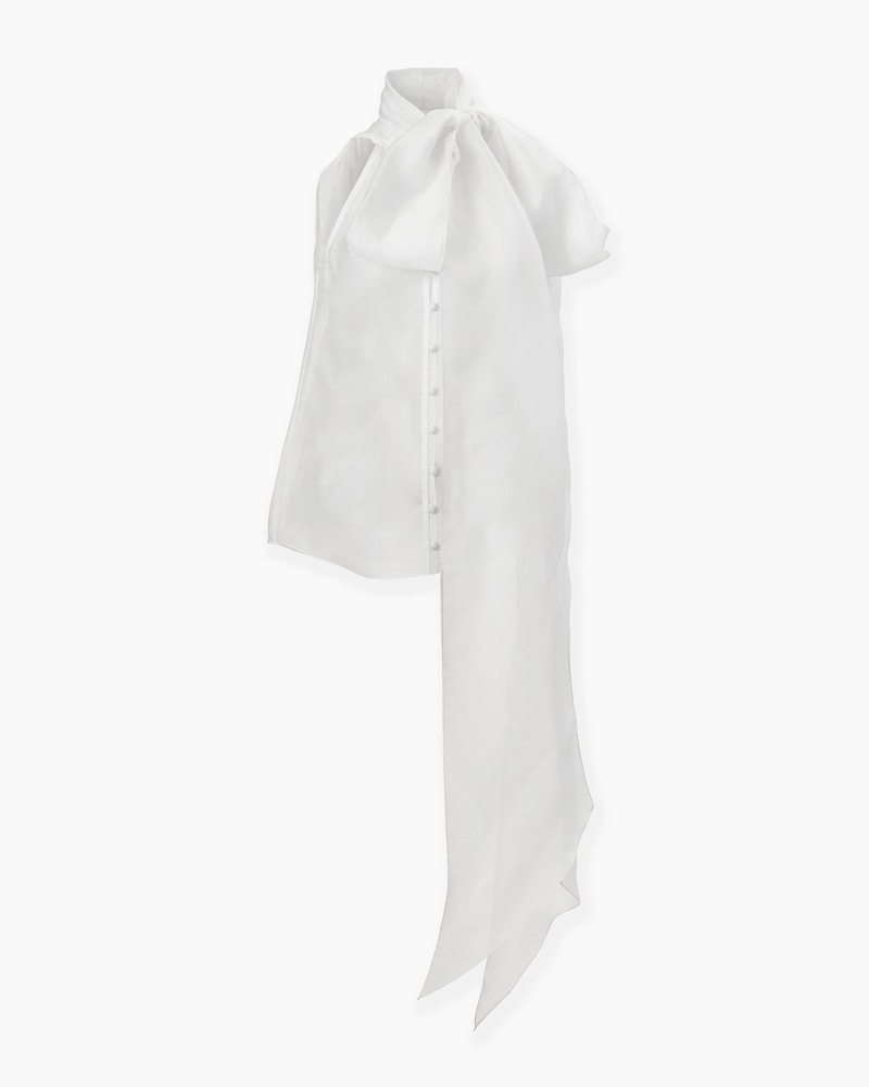 Organza Bow Blouse
