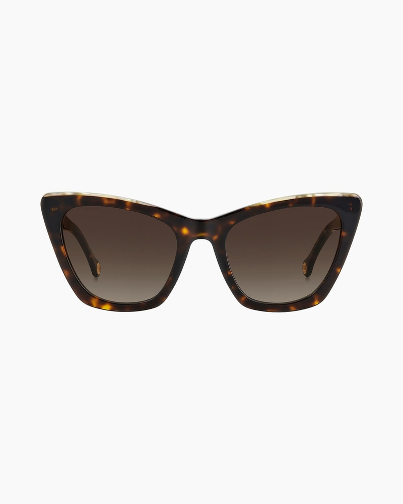 Cat Eye Sunglasses With Stripe Detail