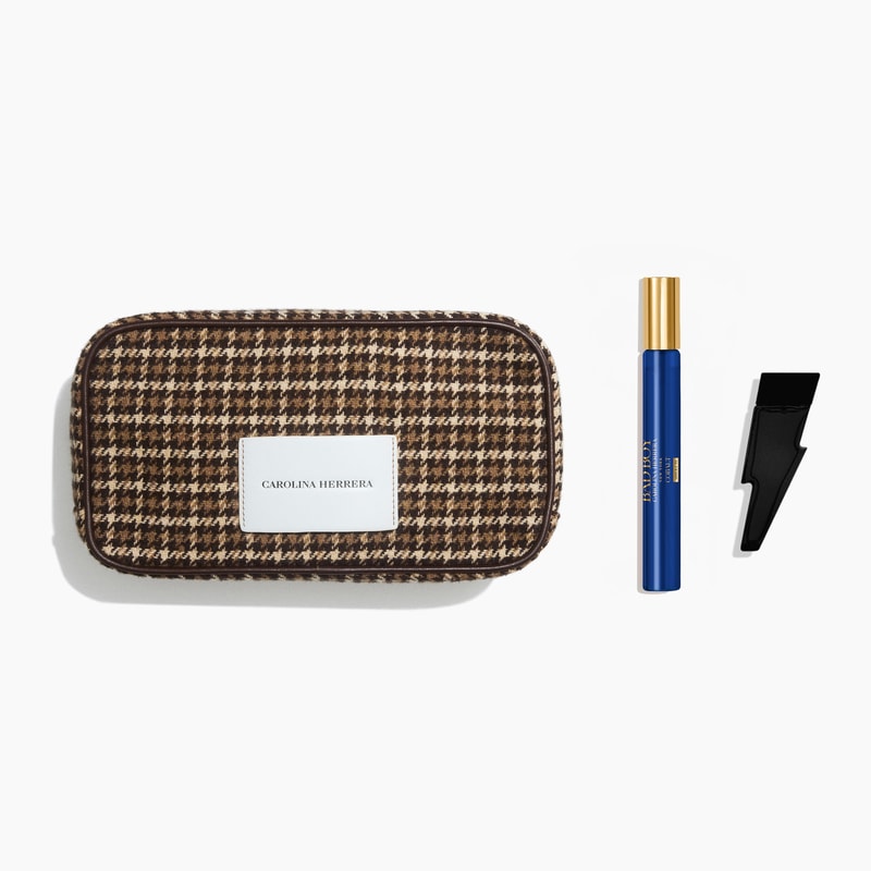 pouch, spritzer and miniature