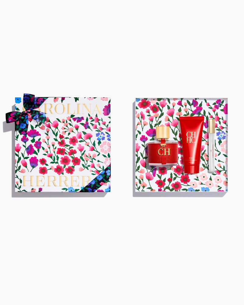 CH 100ml Eau de Toilette, 100ml Body Lotion and 10ml Megaspritzer