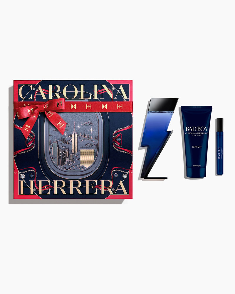 Bad Boy Cobalt 100ml Eau de Parfum, 100ml Shower Gel and 10ml Megaspritzer