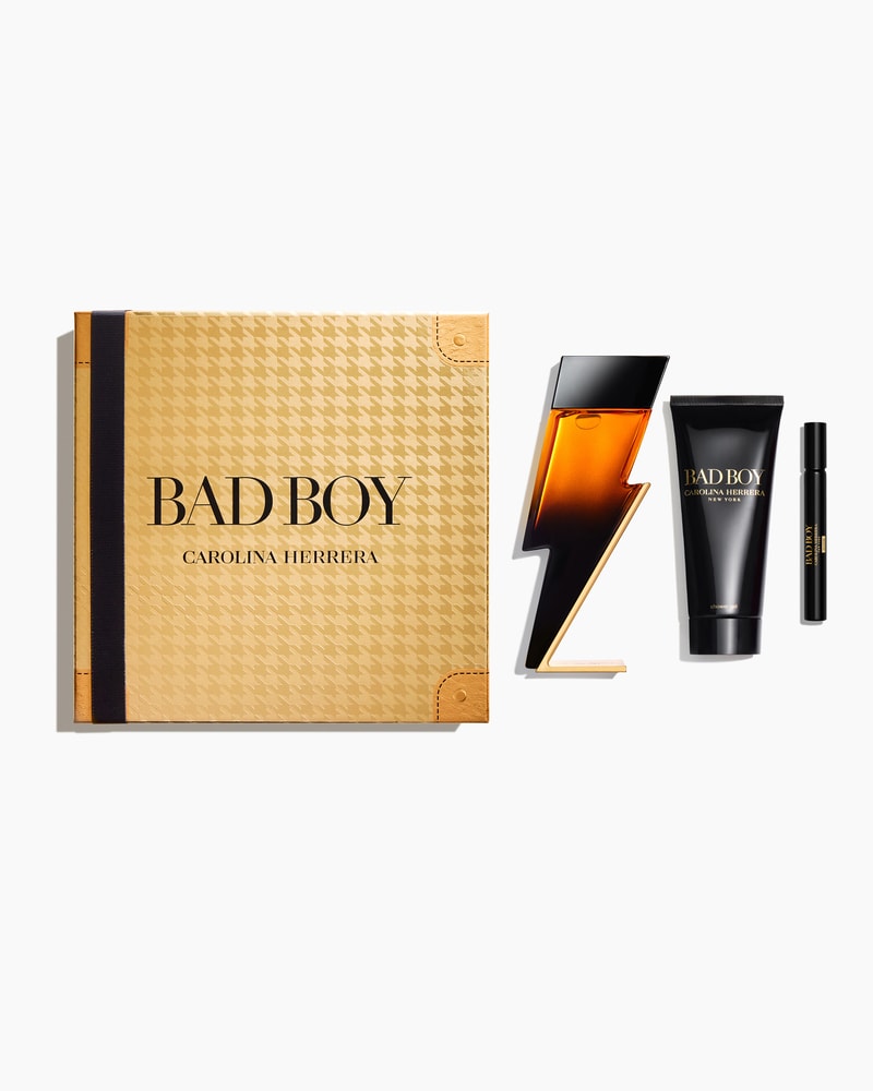 Bad Boy Elixir 100ml Eau de Parfum, 100ml Shower Gel and 10ml Megaspritzer