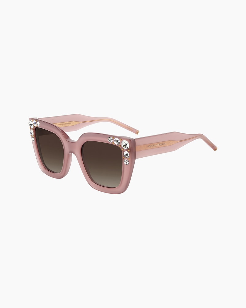Oversized Square Diamante Sunglasses