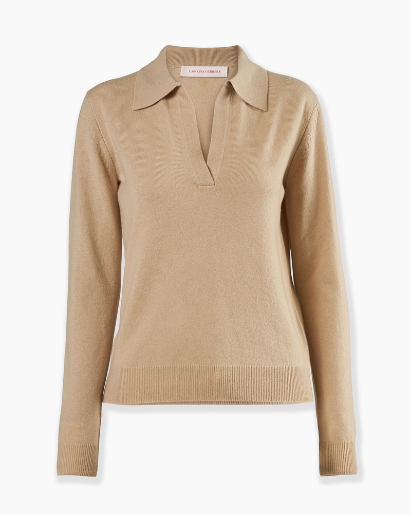 Cashmere Polo Sweater