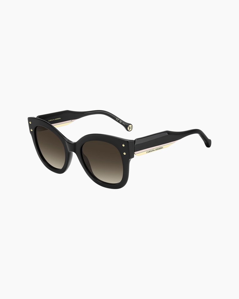 Oversized Sunglasses With Contrast Temples