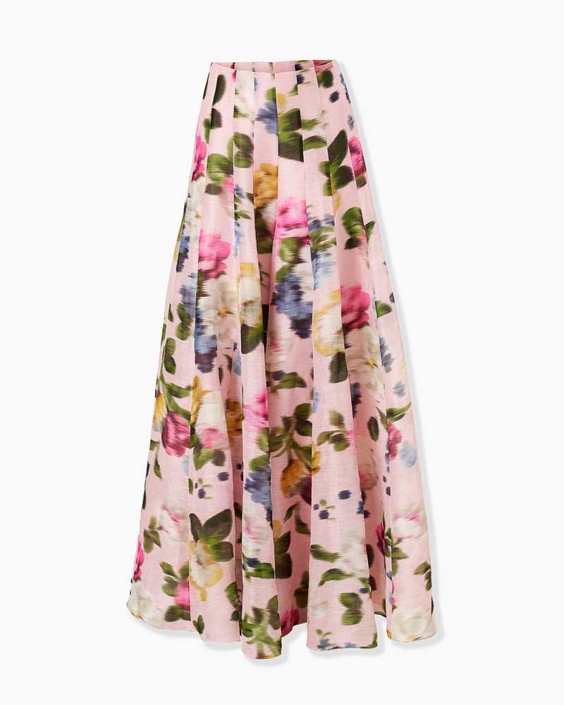 Floral-Print Extra-Wide-Leg Iris Pants