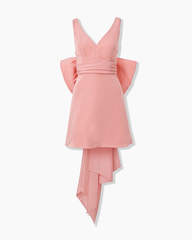 Mini Dress With Back Bow