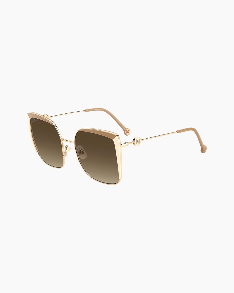 Colorblock Cat Eye Sunglasses