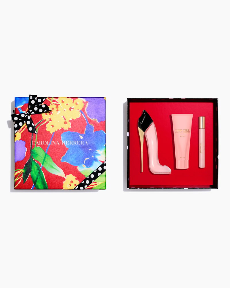 Good Girl Blush 80ml Eau de Parfum, 100ml Body Lotion and 10ml Megaspritzer