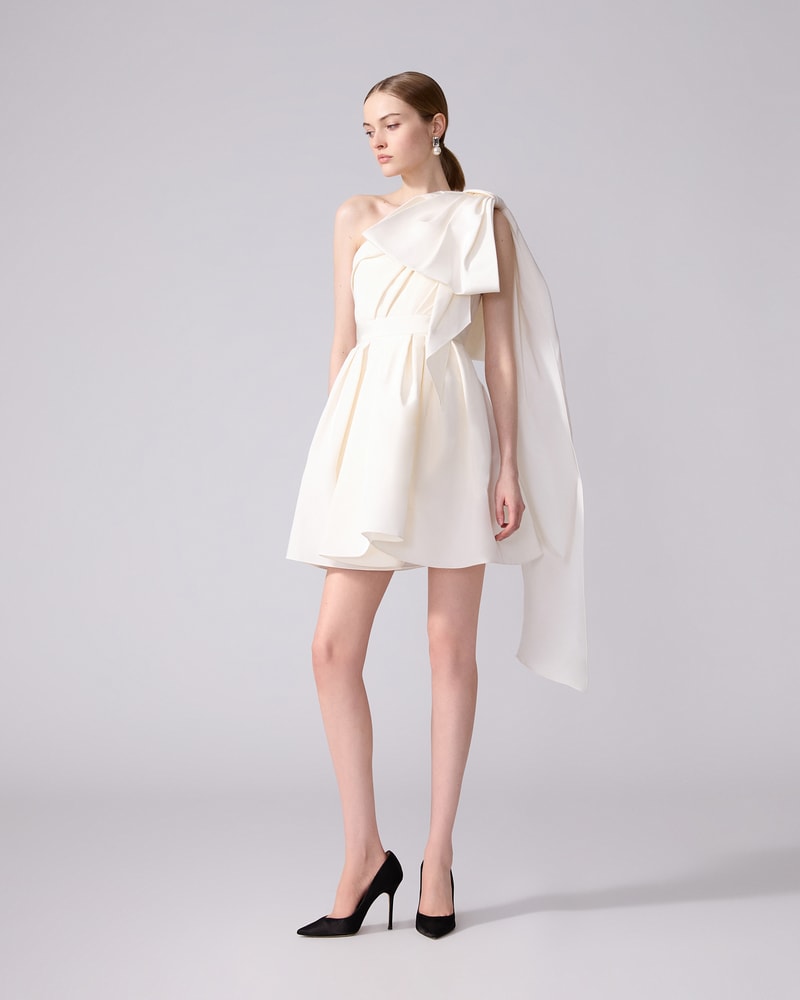 One Shoulder Bow Dress