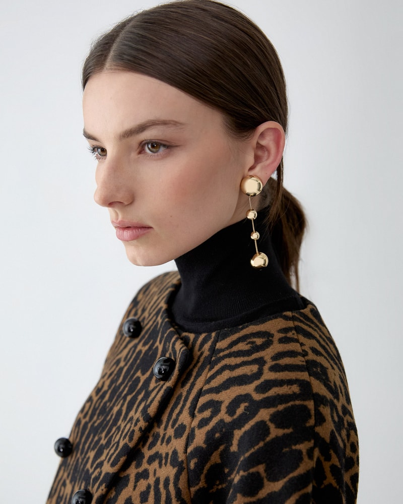 Gold-Toned Drop Earrings