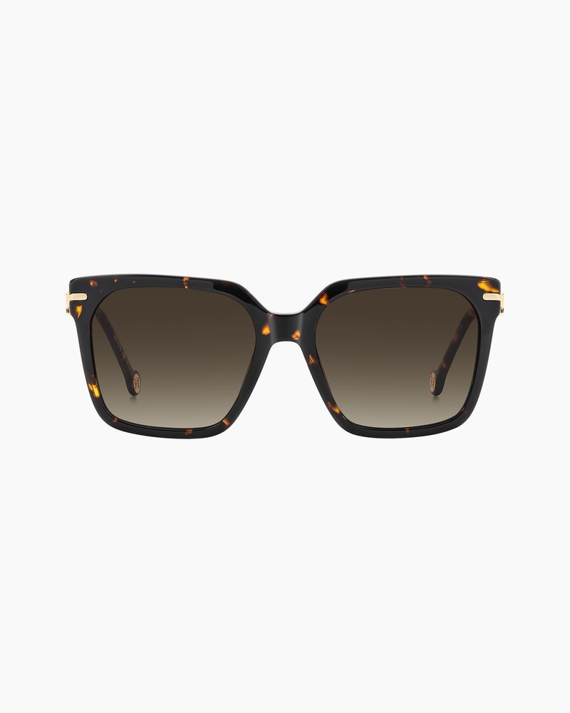 Square Sunglasses With Contrast Temples