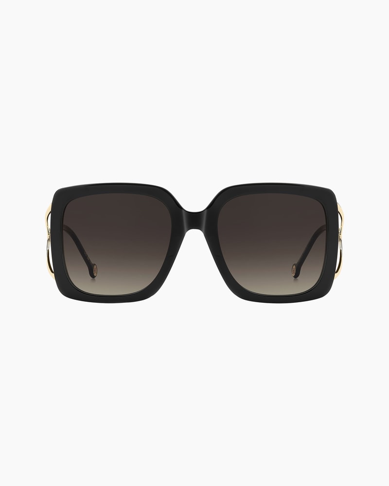 Square Sunglasses With Contrast Temples