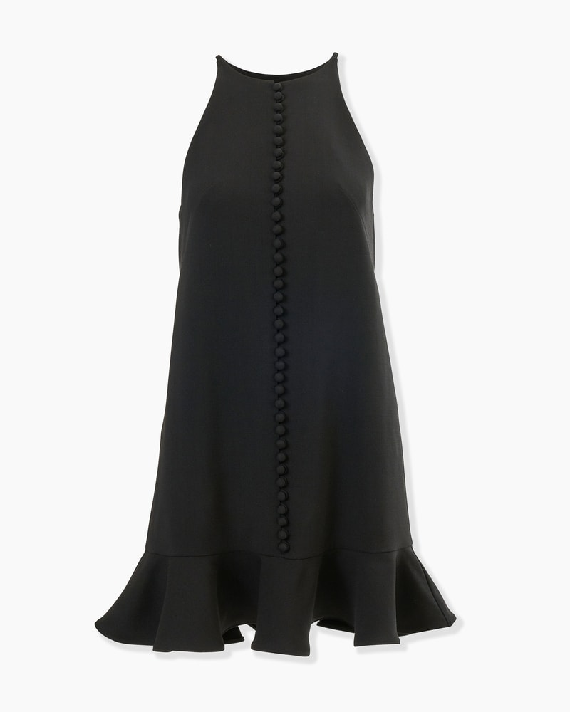 Ruffle Hem Mini Dress
