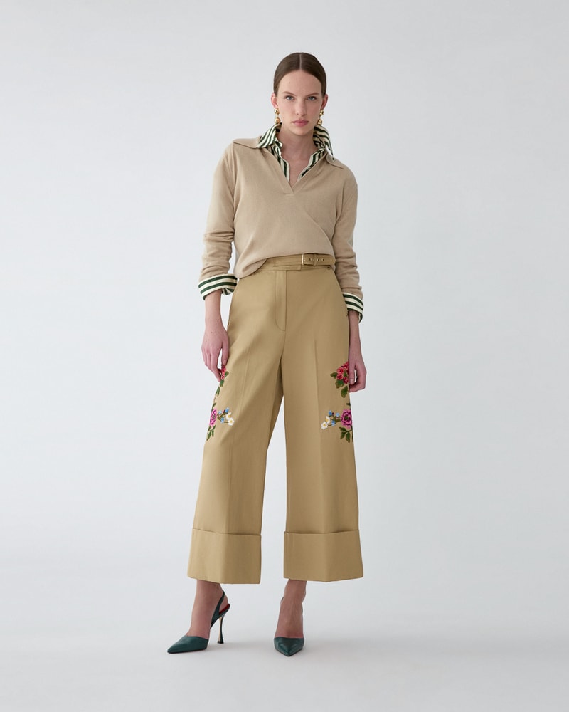 Cashmere Polo Sweater