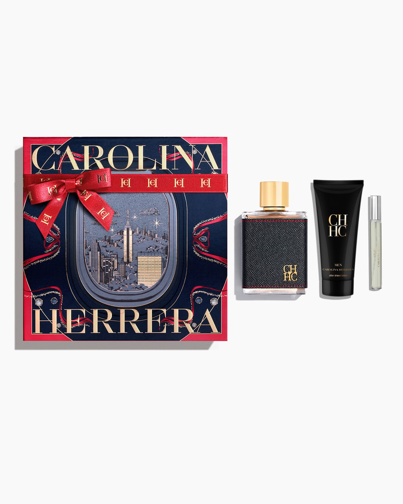 CH Men 100ml Eau de Toilette, 100ml After Shave Balm and 10ml Megaspritzer
