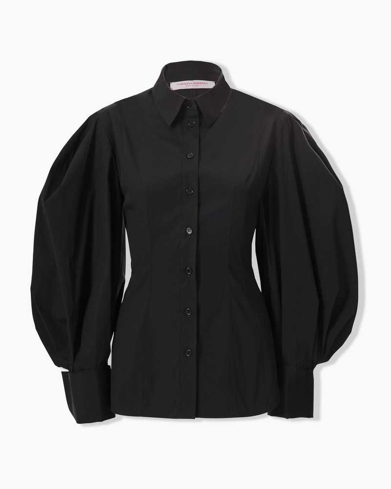 Balloon-Sleeve Shirt