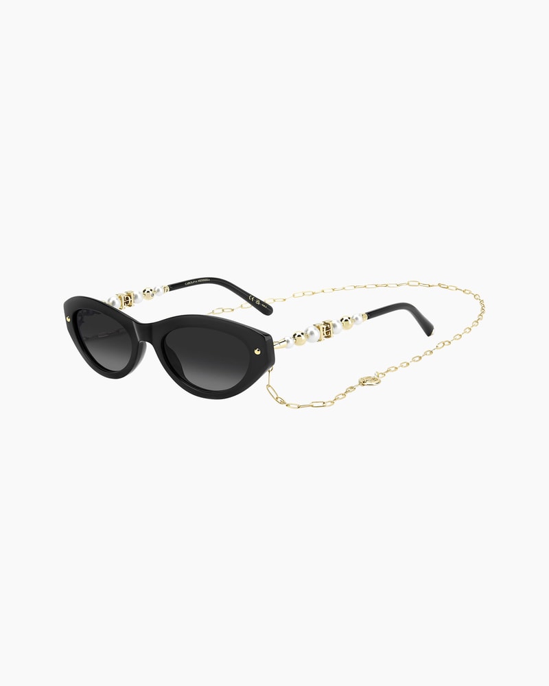 Cat-Eye Sunglasses With Chain