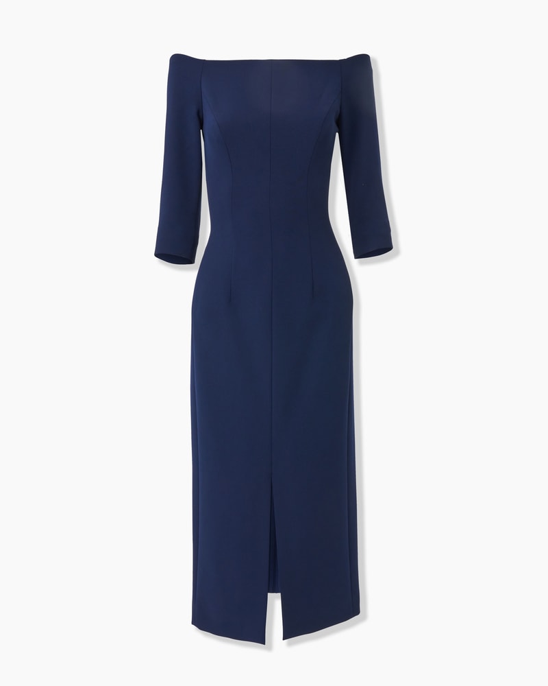 Off-Shoulder Midi Dress