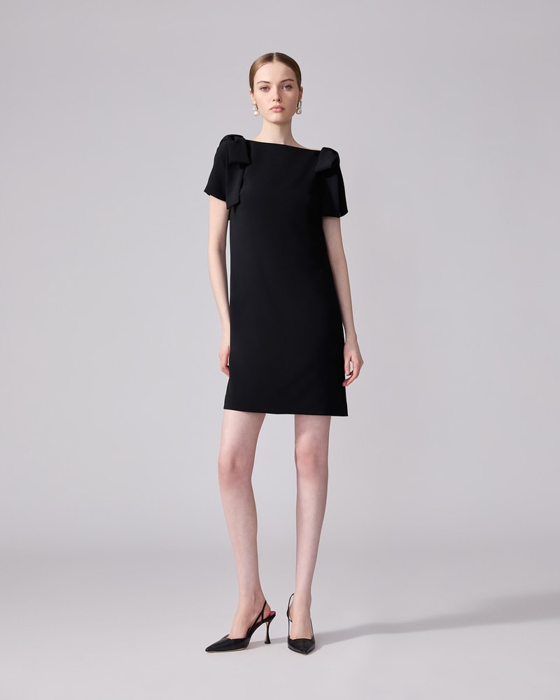 Shift Dress With Bows