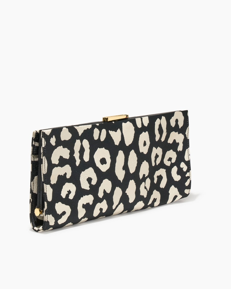 Pats Leopard Jacquard Clutch