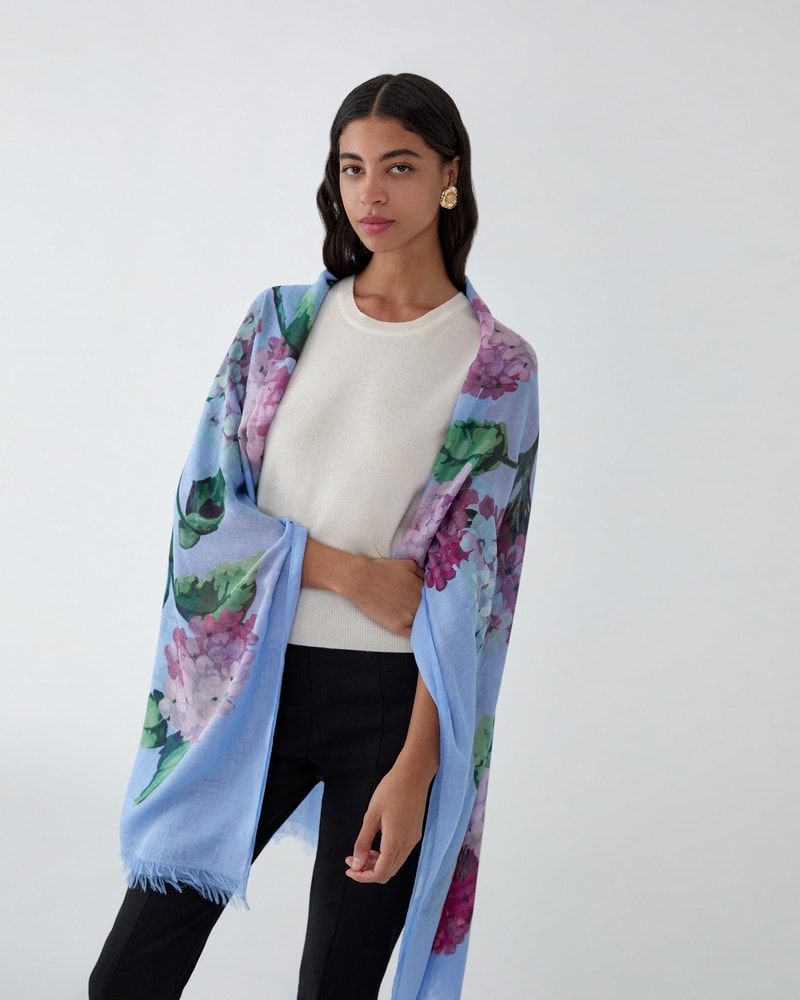 Hydrangea Scarf