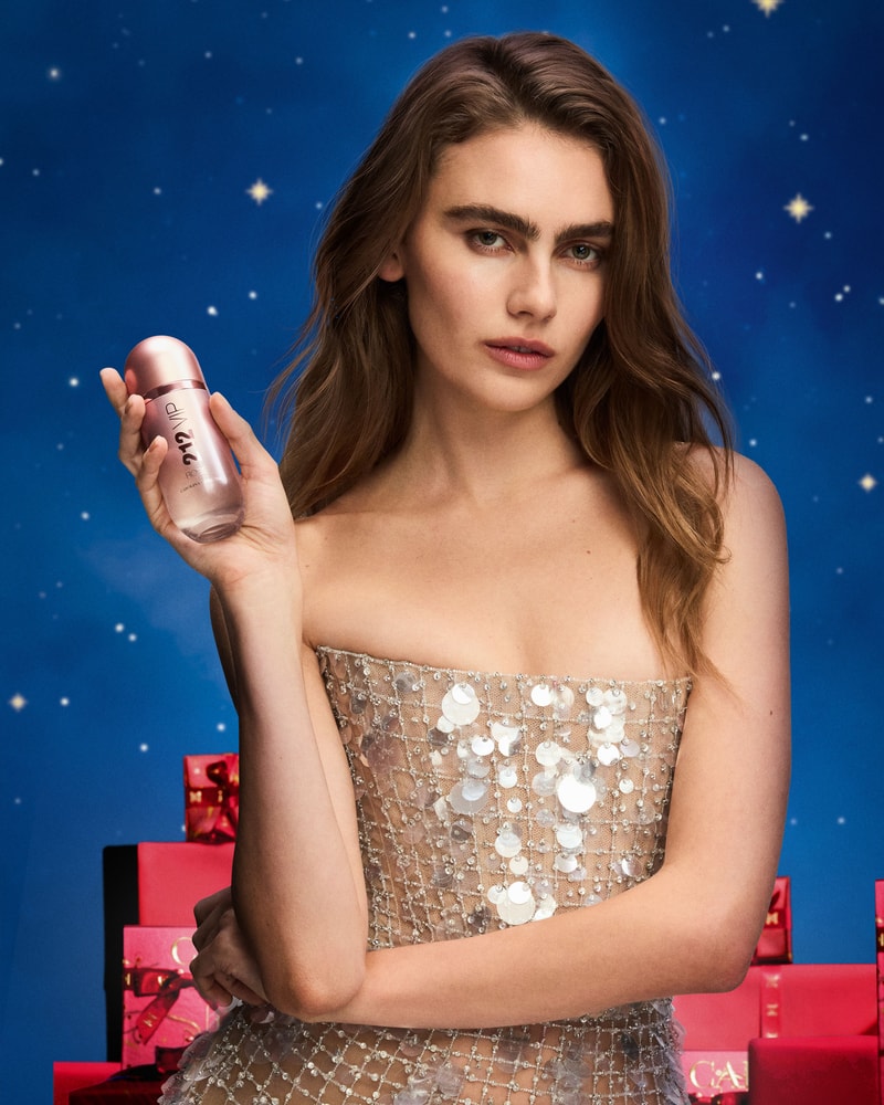 212 VIP Rosé 80ml Eau de Parfum, 100ml Body Lotion and 10ml Megaspritzer