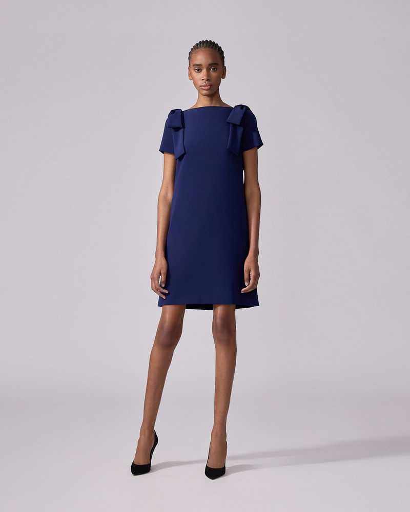 Shift Dress With Bows