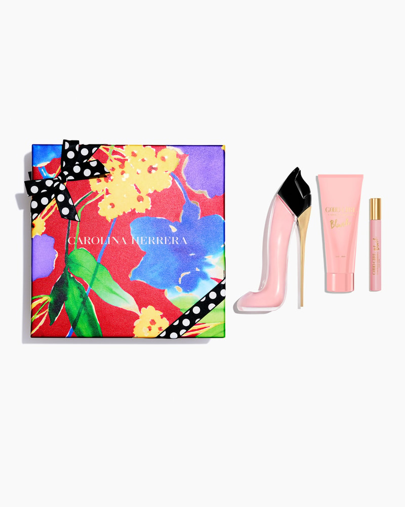Good Girl Blush 80ml Eau de Parfum, 100ml Body Lotion and 10ml Megaspritzer