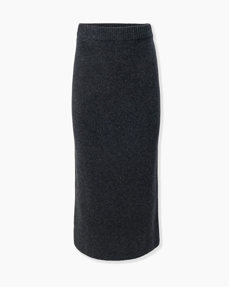 Wool-Cashmere Pencil Skirt