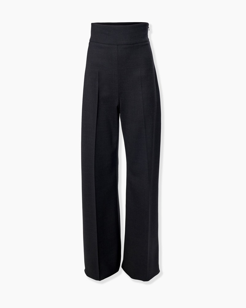 Wide-Leg Wool Diane Pants