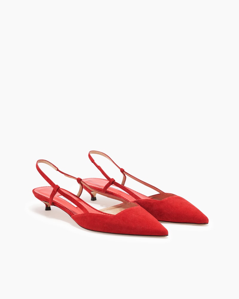 Slingback Kitten Heels
