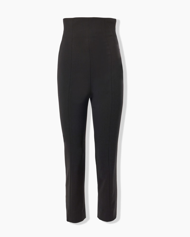 High-Waisted Capri Pants