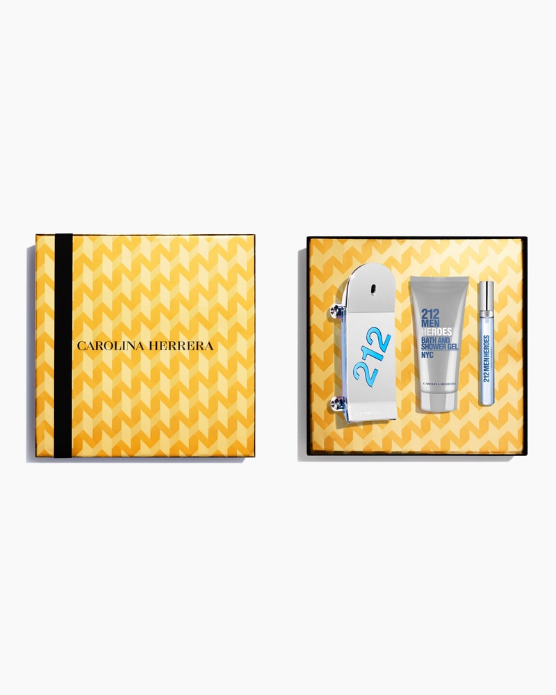 212 Heroes 90ml Eau de Toilette, 100ml Shower Gel and 10ml Megaspritzer